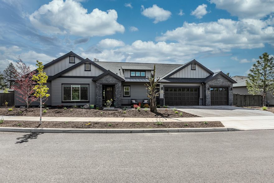 Come experience the magic of River Vale, Bend's Premier Riverfront Community! This gorgeous meticulously maintained single-level Robinson floor plan is turn-key and ready for you to make it your home sweet home! Almost brand new construction by Award-winning Pahlisch homes. Very lightly lived in, featuring all of the best luxury upgrades including a Viking gas range, designer window coverings, heated master bathroom floor, 5 piece kitchen drawers/ cabinets, SMART entry locks/garage doors, hot water spigot in garage, 8-foot tall interior doors, custom tile work, etc. Over a quarter acre lot has plenty of room to entertain complete with covered patio, outdoor gas fire pit, gas BBQ line, and hot tub pad with electrical. Extensive low-water-use landscaping. Extra-large three-car garage, room for a boat. The perfect SW Bend location is just a few minutes to Downtown, Old Mill, restaurants, and shopping. Views of Mt. Bachelor and just across the street from the Deschutes River and trails.