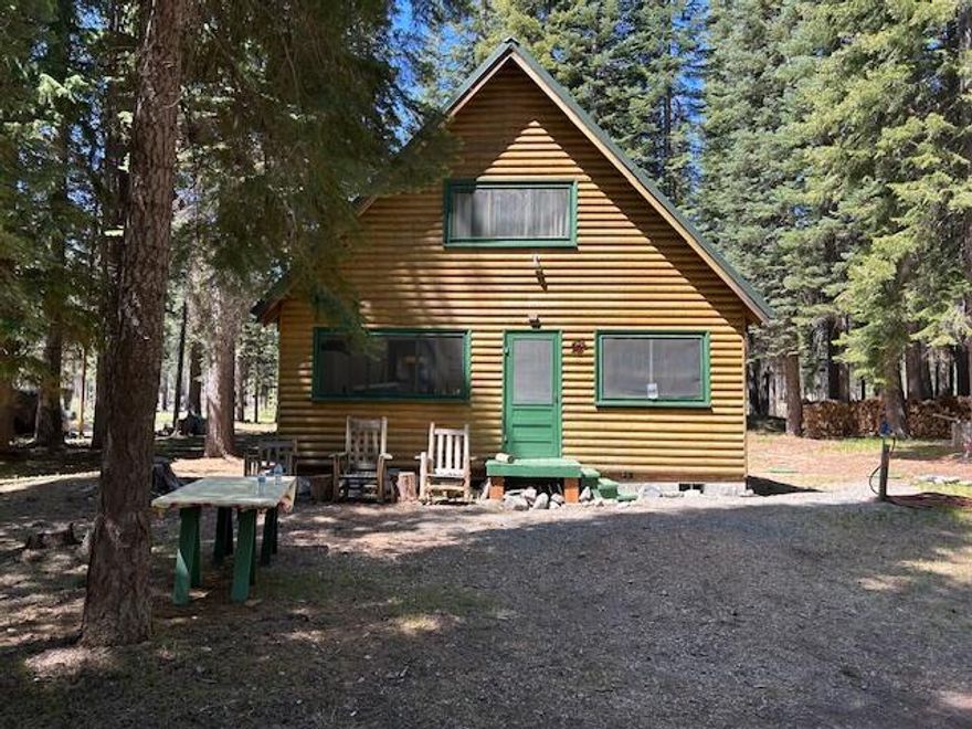 here is your chance to own a little slice of heaven!
Water front cabin on Diamond Lake.  Enjoy lounging on your dock enjoying the majestic views of the lake and the Cascade Mountains.  Come home to a nice warm fire in your rock fireplace. This cabin comes with a 324 sq. ft. shed for storing all your toys.  Excellent fishing, paddle boarding, hiking or whatever your adventurous heart desires!  This cabin is located on USDA permitted land.