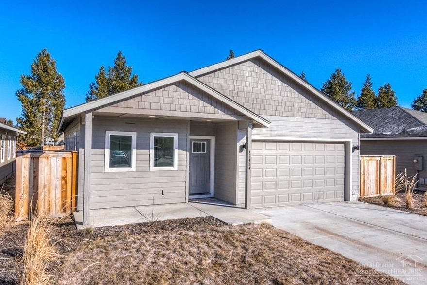 See the Virtual Tour! Almost new home in Huntington Meadows in quiet LaPine. Nice street with well kept, new homes. Light and bright with good master separation. All appliances, even the refrigerator are included. Good amount of storage in the home with large closets and beautiful cabinetry. Yard is fenced and front is landscaped including sprinkler system. Back yard is ready to become your oasis. Deep garage provides storage for the Central Oregon essentials. Home is move in ready, just settle in and enjoy the peace and quiet with BLM access just a couple of blocks away. Affordable, safe living in beautiful LaPine!