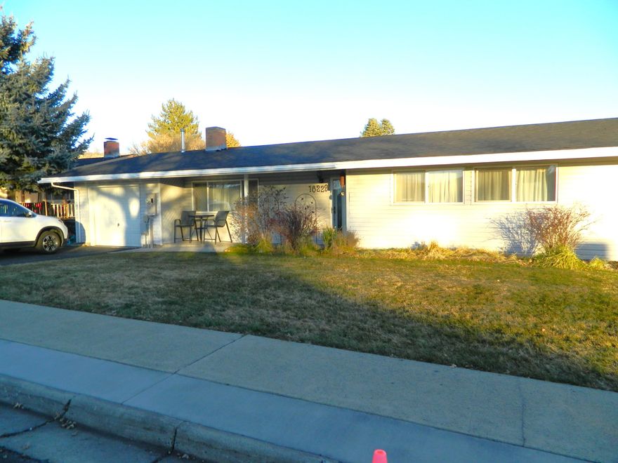 This 3 bedroom 1 bath home with 1104 sq ft is located in the gated community of Falcon Heights. It has a single car garage with a garage door opener. Main part of the house has the original hardwood flooring with carpet in the bedrooms. The bathroom has been updated.  The back yard is nicely landscaped for privacy and has alley access for added parking.