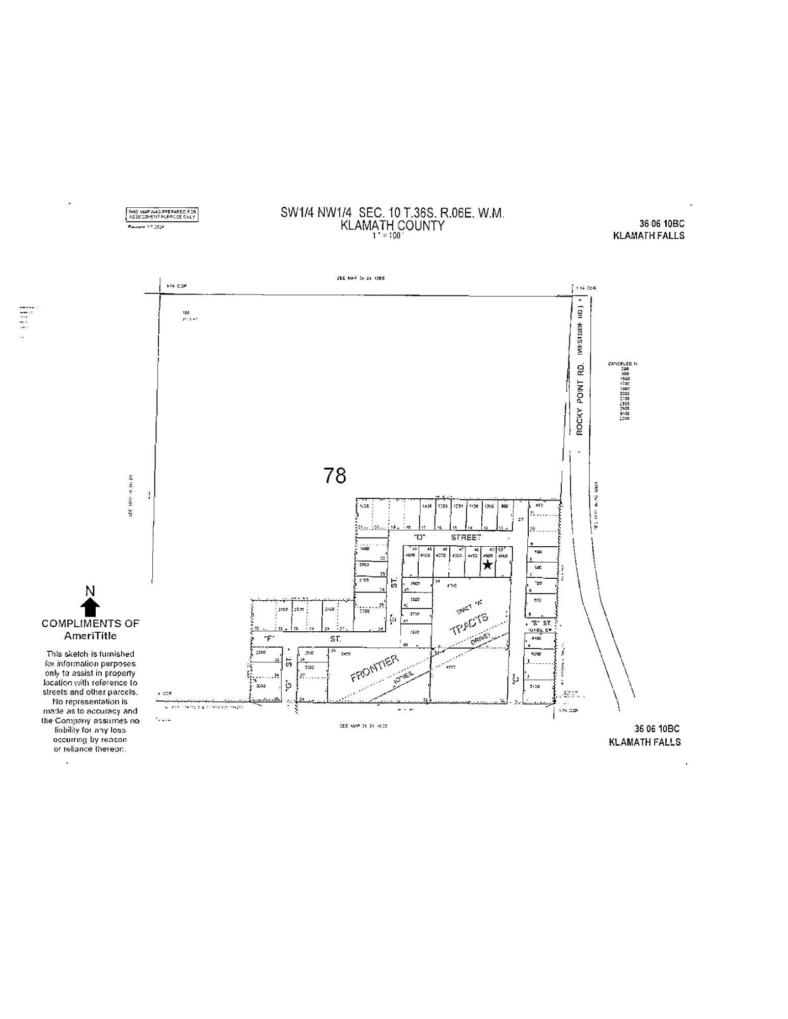 Frontier Tracts - Land