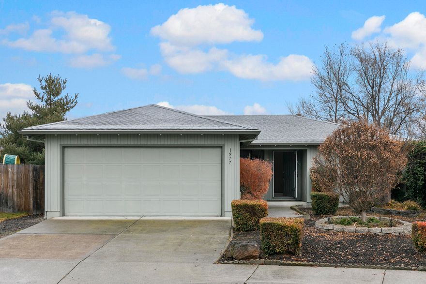 This single-level charmer is centrally located on a quiet cul-de-sac in
East Medford, close to shopping, public transit and schools. It has been
well maintained and lightly lived in by the owner, with thoughtful
recent upgrades including new refrigerator and dishwasher, an efficient
in-line water heater, and new furnace. The central open living room
flows into the kitchen and back yard, creating a split bedroom
floorplan, which provides privacy and separation between occupants.
Primary bedroom features an en-suite bathroom with walk-in shower.
Upgraded counter tops throughout the home. The oversized lot and huge
back yard allow room to entertain, play and spread out. Both front and
back yards are landscaped, with in-ground sprinklers on timers. Two-car
garage has room for shelves on either side. Clean, centrally located,
well maintained, move-in ready and energy efficient: schedule a viewing
today!