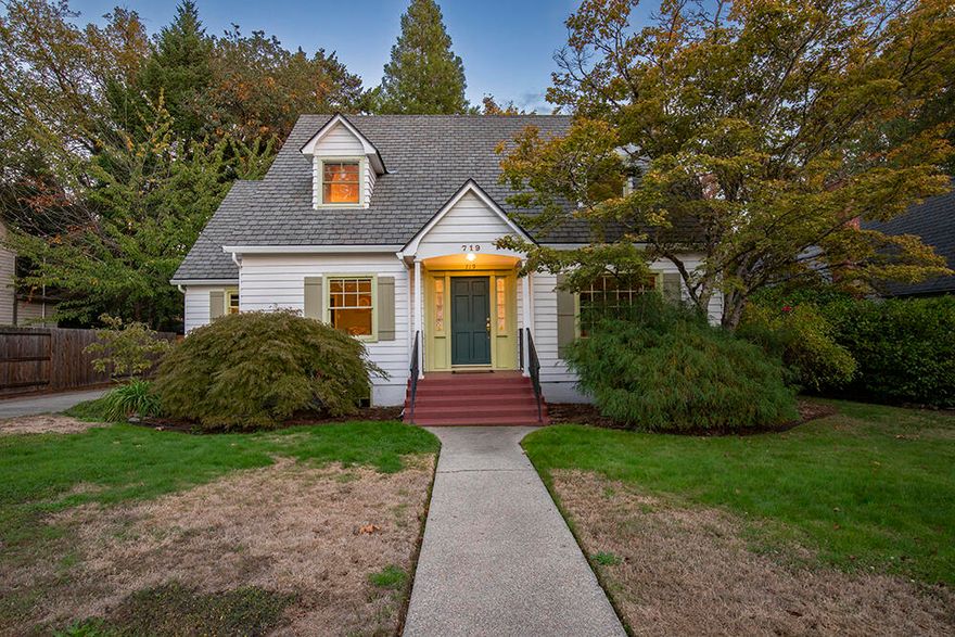OPEN HOUSE: SATURDAY, NOVEMBER 15, from 11AM to 2PM. COME ENJOY A WALK THROUGH of this well-kept 3 bed, 2 bath, 2638 sq. ft. home. Take in the beautiful, unique features from when it was originally built, including tons of storage and original wood floors. On the main level you will find the living room very inviting with a cozy fireplace, a nice size bedroom and a full bathroom, a large dining room, very functional kitchen, large pantry, and laundry room. Upstairs you will find 2 huge bedrooms, one of which has an attached ''annex'' room - perfect for a nursery or home office, and large bathroom. The partially finished but fully-accessible basement makes for additional living space with family room, 2nd fireplace, and tons of storage. Perhaps a two family set-up? Outside: enjoy beautiful mature landscaping with a sweet patio, a 2-car garage with a solid workbench, a garden storage shed, and a fenced area for garden beds. Located on a generous .21 acre lot. Don't miss this one!