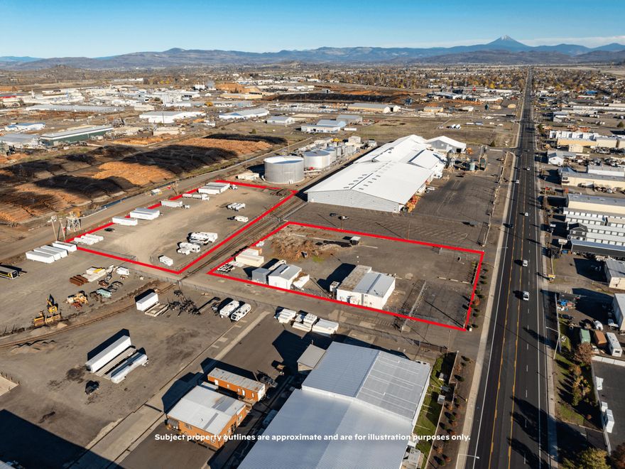 Exclusively presented for sale - 1405 Antelope Road, a well-located industrial site in White City, the heart of Southern Oregon's industrial market (the ''Property''). The Property includes 4.54 acres across two parcels; front parcel includes ~5,700 SF of warehouse space across two buildings, with two dedicated driveways off of Antelope Rd (1 shared). Both buildings are steel-frame, clear span structures, and appear to be in good shape; multiple 10-14' overhead doors, office space, restroom, and ~300 SF mezzanine. Front parcel is currently leased through 2030, but early term. is possible depending on buyer. Additionally, front parcel includes a private, dedicated paved and marked parking lot serving the relatively large yard and buildings. Rear parcel is an ideal industrial site for either full development or use as IOS. Both parcels are level, rough graded, fully perimeter fenced, and positioned well for a wide variety of uses. Contact brokers today for more info!