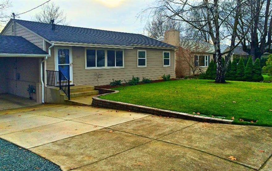 An Entertainers dream! The highlight of this house, the heavenly kitchen w/ gorgeous high end stainless steel appliances, gas range, rich cherry stained cabinets, generous pantry & eating bar perfect for gatherings. Then move the party to the new 10'x 40' covered back deck overlooking the large level back yard, ready for a trampoline or pup. Gorgeous new flooring & designer two tone paint grace the main level w/ elegance. The dining area Master brm & 2nd brm all have lovely French glass drs w/ the window treatments inside glass. 3 brms & a bath complete the main level. The Lower level is home to laundry rm & Master brm retreat! The brm it's self is enormous w/ plenty of room for an extra-large brm set, office & siting area. The Master closet? More like a master closet ROOM! French glass doors lead to a large private patio perfect for a hot tub!! For families in-need of a separated living area & entrance. The lower level has a separate entry & floor plan easily adaptable.