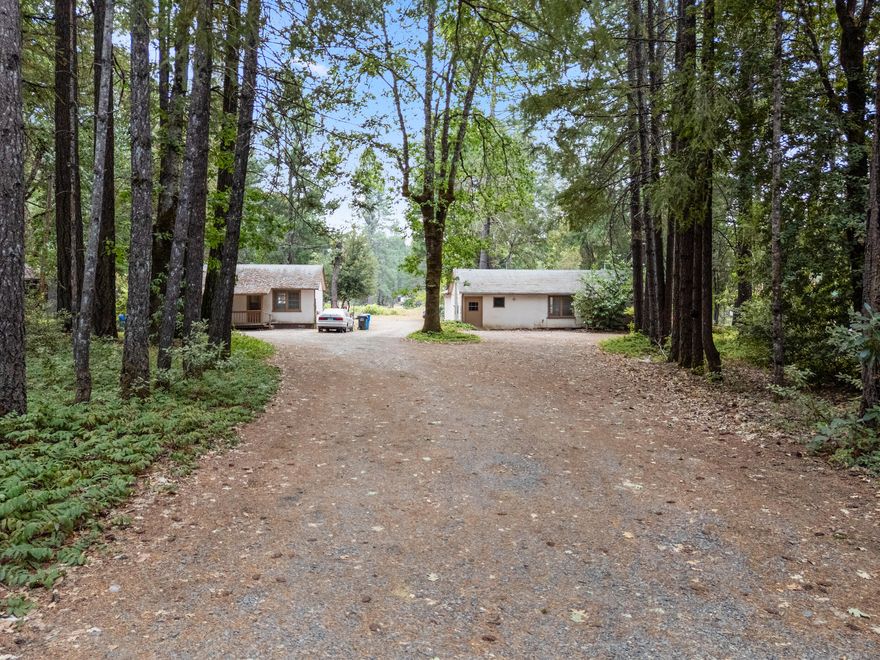 Investor Alert! This 4-unit income property on 2.48 acres with RR5 zoning in Cave Junction is a rare find. The property includes 3 income-producing units plus one recently remodeled and currently vacant unit, perfect to live in while collecting rents from the others, or lease all four for maximum return. Features include two 1 bed/1 bath cottages renting at $825 each, a refreshed 2 bed/1 bath cottage (previously rented at $875) with new appliances and flooring, and a 2 bed/1 bath 1,056 sq. ft. modular home renting for $1,000. Supported by a shared well and two septic systems, all tenants are on month-to-month agreements. Conveniently located off Hwy 199 next to the fire station, this strong income producer delivers immediate cash flow with excellent potential for future value-add. Don't miss this solid investment! Owner Will Carry!