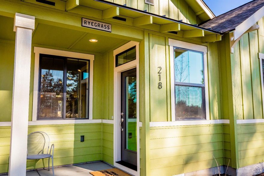 Experience sustainable living at its finest at the ClearPine Cottages. Suitably named 'Ryegrass', this single level beauty features vaulted ceilings, quality designer finishes including slab quartz counters throughout, a full tile master shower, w/ Earth Advantage Gold Certification & more! You do not want to miss this adorable pocket neighborhood w/ community garden, central common space w/ fire pit, bordering a future park & just steps from Deschutes National Forest trail access & Downtown Sisters.