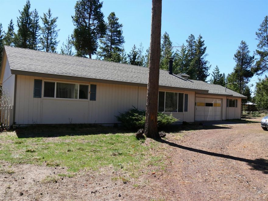 Well cared for home, comfortable and Cute. 2 bedroom, 1 bath with1/2 bath and office area off garage. Kitchen has been updated with Hickory Cabinets & nice Pantry. Clean & comfortable, ready to move in. New septic in 2009, Double car garage, storage shed, fenced area for pets, Landscaped, RV covered area, All new energy star windows and sliding door.