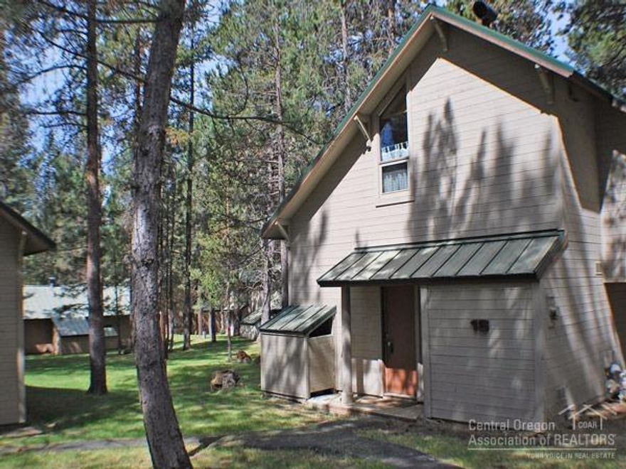 This is a wonderful free standing (no common walls) condominium in an association with their very own swimming pool for owner and their guests enjoyment. The furnishings you see are all included with the property. The location of the Ranch Cabins is really nice as it is quiet, very close to some tennis courts and just a short distance to the Deschutes River and SHARC. SHARC is paid for. SR HOA is $118.10 per month and Ranch Cabin HOA is $515 per quarter.