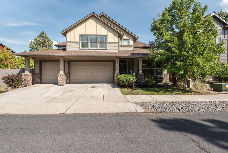 Thank you for viewing! The upgrades to this home are stunning!  Imagine the evenings spent in the private courtyard backyard with a fireplace, covered areas & mature landscaping for privacy!  Star gaze while soaking in the hot tub, BBQ in comfort & enjoy the abundance of birds all around. Inside, a dream island kitchen fronts the open great room, large gas fireplace, big windows & tall ceilings.  A formal dining room allows for intimate gatherings, the upstairs bonus room means multiple gathering or gaming areas, the main level bed & bath assures multi-generational enjoyment & 6 bedrooms mean everyone has the privacy they desire!  The triple garage plus RV parking allows for proper storage & protection for all your toys & tools and the tree lined street puts you in a great mood when you come home. This is a truly peaceful, serene setting and yet so close to shopping, dining and medical services! Built by Morrissette Homes, this highly upgraded home offer the quintessential Bend Lifestyle!