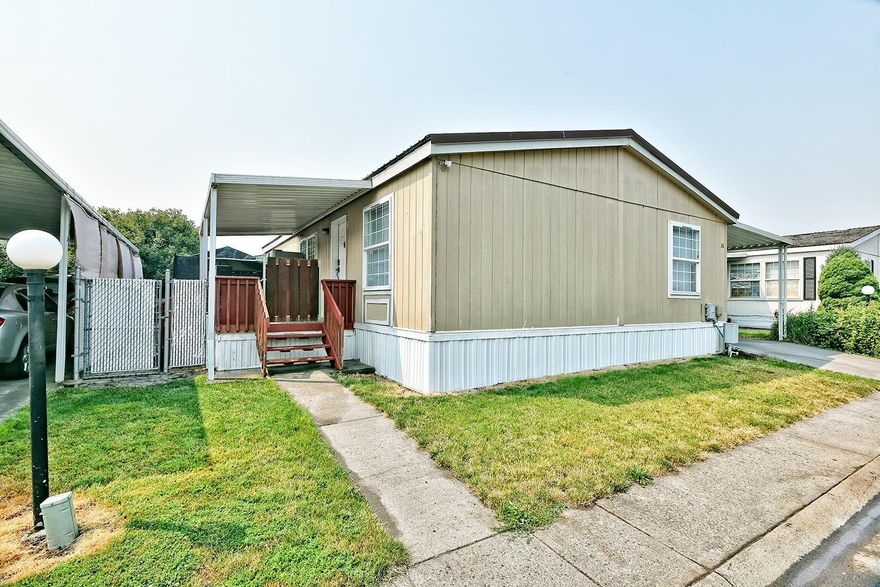 Looking for an inexpensive, quality home in the fantastic Peachwood Village Mobile Home Park? If so, this is the one for you! This 1994 built property features 3 bedrooms, 2 full bathrooms, 1188 sq ft, private backyard, spacious deck, open living room, large master bedroom, and so much more! Hot tub included as well! Detached shed, carport for additional off street parking, and a newer metal roof are just a few of the many amenities this property has to offer! Space rent is $395 per month. Call for all showings and additional information!