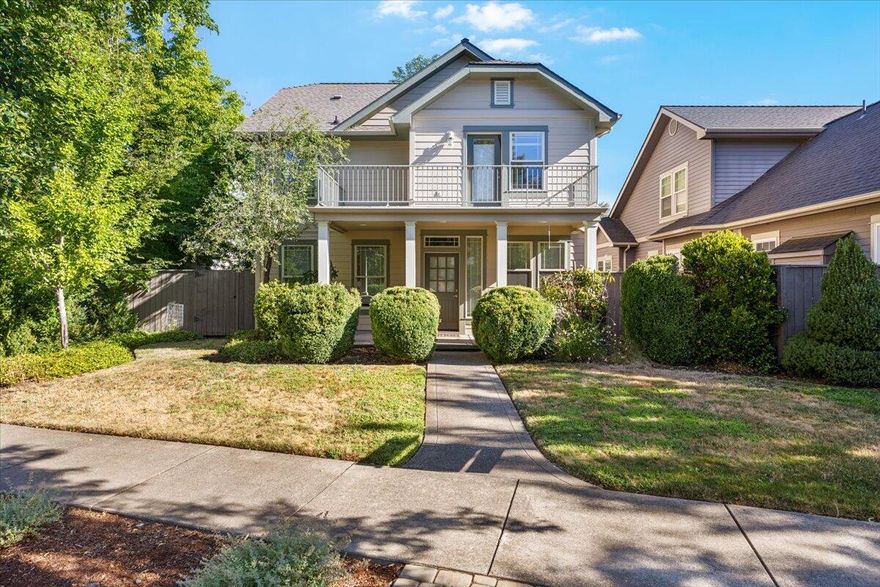 Welcome to a lovely home in the beautiful Riverwalk Subdivision, conveniently located close to the Plaza, restaurants and the nature park/trials. This home offers a comfortable feel upon entry. The floor plan is open with high ceilings, Hickory floors and lots of windows to bring in the light. Main level opens to the living room, dining room and kitchen and features a half bath. Upstairs there are three bedrooms and two full baths. The large master suite has doors that open to a spacious deck offering beautiful views of the mountains. The private fenced yard has nice shade trees and mature landscaping with plenty of room for outside dining/entertaining. Additionally, there is a spacious two car garage and charming covered front porch. If you want to put a smile on this home then it just needs some love, care, and attention. HOA mows and blows the front lawn and park way and takes care of the common areas. This is a lovely complex which encourages you to meet and greet your neighbors.