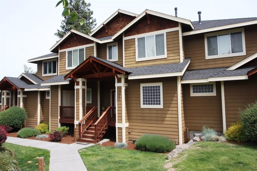 This beautiful spacious 4 bedroom townhome at the Running Y Ranch is a must see! Soaring ceilings complement the wall of windows and the floor to ceiling gas fireplace with cherry trim warms the room with heat and with charm. The wet bar in the great room adds the perfect touch for entertaining. Note the subtle upgrades through-out - extra storage in the crawl area, new sink and oil rubbed bronze fixtures. The highlight of this floor plan is the two- master suites, with luxurious baths featuring soaking tub, separate shower and double vanities. There is main level living with a master on each floor. The powder room has a separate storage that can double as a pantry. Also, the full size laundry room boasts room for hanging and folding. The views of the mountains and of the golf course are amazing. Most of the furniture remains with the home. Take a look - you will love it! Let the HOA do the work for you!