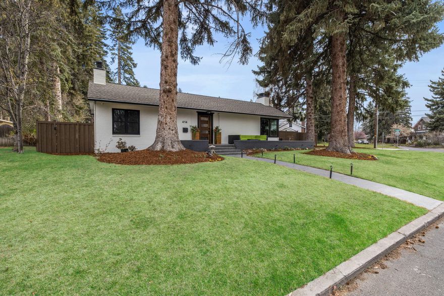 Rare opportunity to own this immaculately renovated home on a corner lot located in the Bend's Old Town Historic District! Situated just blocks from the Deschutes River and Drake Park, downtown, and the shopping and dining at the Box Factory, this home is in the most desirable location in town. Thoughtfully designed floor plan with wood fireplace in living room, 4 bedrooms, 3 baths, gas fireplace in primary bedroom, (880 Sqft - finished basement), abundant natural light, and multiple outdoor living spaces. Fully renovated in 2020 down to the studs, including full electrical update, radiant heated floors in kitchen & primary bath, finished basement, Alexa-enabled features, Tesla charging station in garage, new siding, new fencing, high-end BullFrog hot tub, gas fire pit and recently landscaped yard. New central air & heat installed. RV Parking & ADU potential above garage with new city guidelines. Enjoy all that Bend has to offer right outside of your front doo