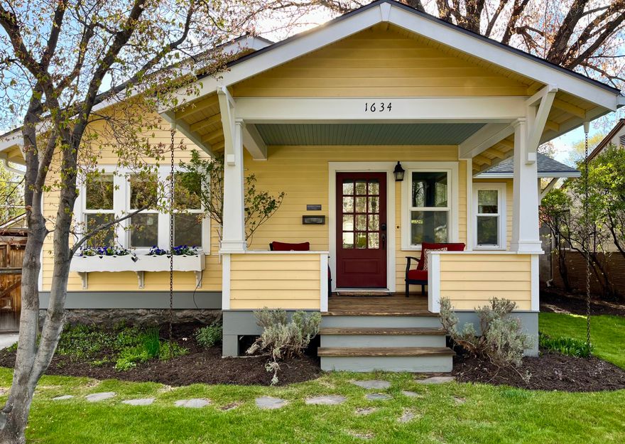 Legacy short-term rental within walking distance to First Street Rapids, Deschutes River Trail & Downtown. Built in 1925 in Bend's first platted neighborhood Sunshine Cottage was completely gutted, remodeled & expanded to current codes creating the perfect blend of modern functionality & vintage charm. Enjoy quick access to trails, restaurants & shopping from this prime Westside location. The home features a light-filled open floor plan with chef's kitchen complete w/subzero refrigerator, hand-crafted cabinets & butcher block countertops. New tankless water heater, radiant floor heating and wood-burning stove ensure comfort throughout the seasons. The detached garage provides substantial storage for all the Central Oregon toys or imagine a game room or an ADU. Ample storage solutions continue w/a RV/boat pad. Situated on a quiet street, this home is an exceptional opportunity for those seeking idyllic residential living, a charming pied a terre or a short-term rental.