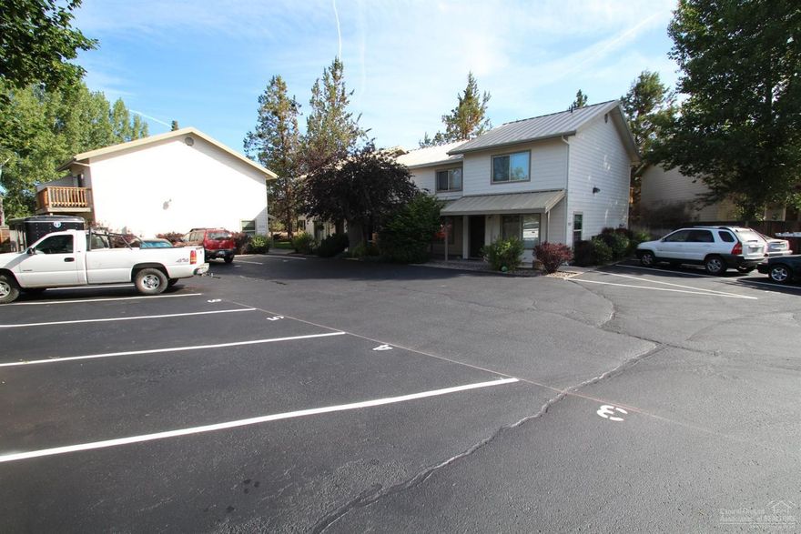 Complex features a triplex and a 4-plex on the same lot built in 1991 and meticulously maintained by the current owner who purchased it in 2003. They have new metal roofs, Hardie Board siding and most units have Pergo floors. Parking lot was just refinished. Complex has a great rental history and Bend has a residential vacancy rate of 1%. Each two-story townhome has 2 bedrooms and 1 bathroom on the 2nd floor and the living room, kitchen half bath and washer/dryer hookups on the first.