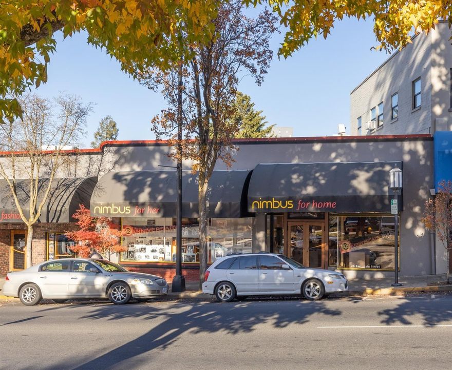 Ideal location for boutique type retail. Ashland Plaza Mall is well located across from the Plaza and Winburn Way main entry access to Lithia Park. GROSS RENT INCLUDES ALL UTILITES. Landlord will consider tenant improvements. 1646 SQ FT street level with 1027 SQFT in the basement (storage/sales)