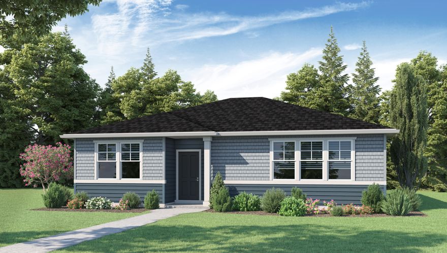 DR Horton's Canyon Ridge now selling!  Fantastic opportunity to own in fast-growing Redmond!  Conveniently located near Tom McCall Elementary School with EZ access to Hwy 97 & 6th Ave.  Enjoy outdoor activities at Dry Canyon and Quince Park.  The Aspen is a 2 bedroom, 2 bathroom Cottage with 1 car garage. Stainless steel gas appliances & white cabinets throughout. All interior and exterior finishes are pre-determined by Builder.  New Home Warranty and Smart Home Features.  HOA is $125.14 per month and includes front yard, common area maintenance, snow removal and more.   This home is currently under construction with estimated  3/8/21/21 completion. $3,000 closing cost incentive with the use of Builder's preferred Lender.    Model Home coming in February!  Please call listing agents for details.  Buyers to verify schools.  Rendering.