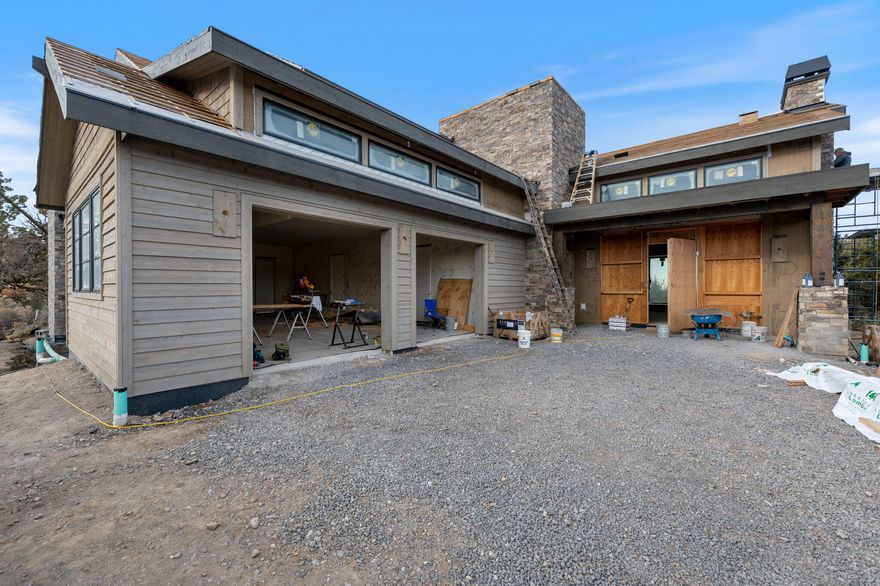 Experience Organic Modern style in this stunning new construction home, offering 3,250 sq ft of luxurious living space on a fully landscaped .32-acre homesite along the 18th fairway of the Tom Fazio Championship Golf Course. Designed with intentional detail throughout for comfort and entertaining, the open-concept great room showcases an impressive gas fireplace, expansive ceilings, and hardwood floors throughout the main level. The executive chef's kitchen features an oversized island, large walk-in pantry, and seamless flow to dining and living spaces. The main-level primary suite includes a spa-inspired bath that opens onto the expansive deck, while two additional suites await upstairs. A 3-car tandem garage (962 sq ft), half bath, and utility room add convenience. Short-term rental eligibility offers investment potential, and a Pronghorn Premier Club Membership is included. Completion expected December 2025, combining refined design with resort-style living.