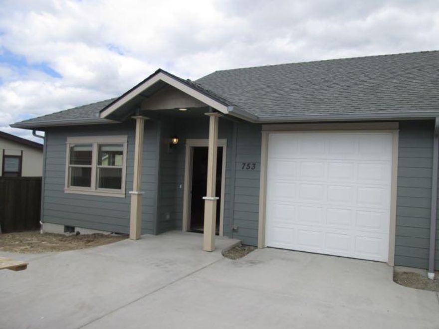 Just Completed construction and ready to occupy in early 2016 these are in an approved 55+ complex. only one common wall separates these gorgeous units that are so affordable. Very energy efficient and so custom for the price. Where else can you buy brand new for this so little? Great floor plan and these include full landscape and fencing. HOA fees include water, sewer, yard care, all maintenance. Buy two units and get a great duplex for $337,900. Or buy a single unit for $169,900. This is a 55+ community. The rented units all have two year leases just signed with $1250/ month for first year and $1300/ month second year Per side.