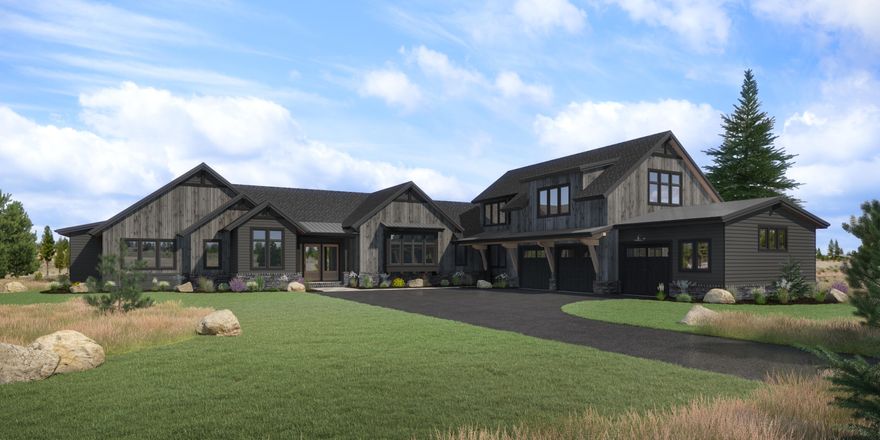 High desert landscape, Cascade Mountain views and the big Bend sky are just a few natural elements to be enjoyed from back of this new luxury home in Tartan Druim. Situated on over a half of an acre toward the end of the cul de sac, this sprawling 4,764 sf home features an open great room floor plan w/vaulted ceilings, gourmet kitchen and main level living with 4 en-suites and study on the first floor with a bonus room and full bath up. Additional features include exposed beams, custom cabinetry, rich woods, solid surfaces, designer tile, high end appliances, built in fridge, A/C and 3 car garage. Set in Tetherow & bordering the Deschutes National Forest, Tartan Druim offers direct access to Phil's Trail & is conveniently located on Bend's West side. The neighborhood park, Tartan Place, features 3 acres of grass, bocce ball courts, firepit, & more. The resort community of Tetherow features 2 swimming pools, fitness classes, restaurants, golf & more.