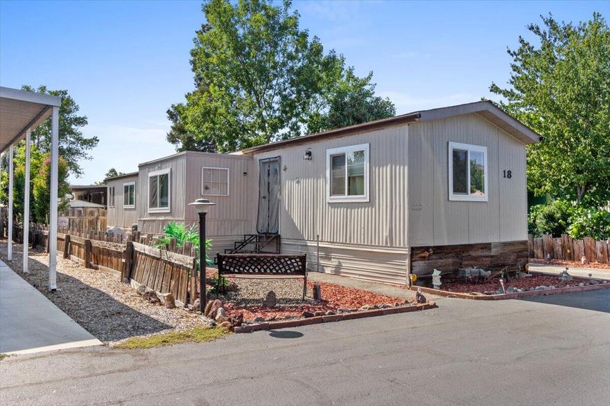 Indulge in the perfect blend of comfort and convenience with this beautifully remodeled manufactured home, nestled within the serene Candlewood 55+ Park in Talent. Embracing modern upgrades, including newer laminate flooring, this two-bedroom, two-bathroom residence boasts a thoughtfully designed split floor plan, offering both privacy and togetherness for a fulfilling lifestyle. All appliances included.