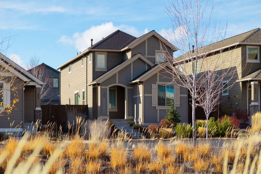 Ambassador Drive in Bend, Oregon, is a sanctuary of leisure and comfort, a residence that blends the serenity of the Pacific Northwest with an array of luxurious amenities. This exquisite home offers 3 bedrooms and 2.5 bathrooms across 1,675 square feet of thoughtfully designed living space, boasting a modern kitchen with solid quartz countertops and Knotty Alder cabinetry, complemented by an expansive side yard patio ideal for entertaining. The home is a treasure trove of amenities, positioned a mere stroll from the community's exceptional facilities. Residents can indulge in the convenience of an on-site gym, unwind in the warmth of a hot tub, or engage in friendly competition at the indoor basketball court. For those who relish outdoor activities, the property is also just steps away from the seasonal pool and a vibrant game room.