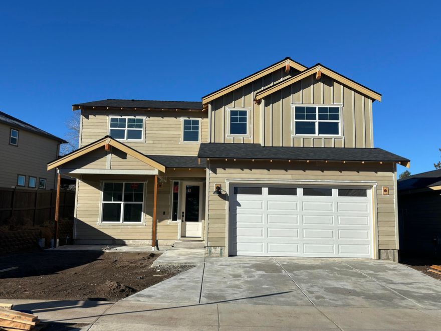 An opportunity like this does not come along very often. Every area is larger than you would expect. There is an office off the entry, a shop area at the back of the garage, a walk-in pantry, a freestanding tub, and a sink in the upstairs laundry. The large kitchen, great room, and covered back patio with a gas hook-up for your barbeque create the perfect gathering setting. Every Stone Bridge home is built to stringent Earth Advantages guidelines and very high energy efficiency standards.