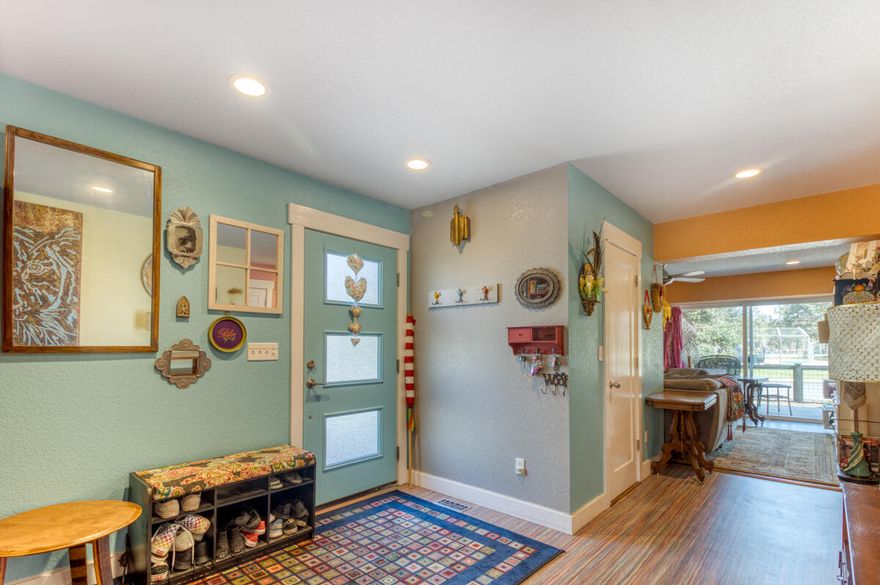 Welcome home to the Bend life! Your search for a midtown home with a separate attached structure easily converted to an ADU ends here. RV/Sprinter parking, alley access, full solar array transferable to new owner, mountain views from the balcony, across the street from Bends favorite - Juniper Park Swim and Fitness Center. Enjoy the Fireworks on the 4th from your front deck. 4 or 5 Bedroom 3 baths, total of 3344 SF. 1948 home completely renovated in 2017 mixing Mid-Century with modern conveniences. Artist' own home where they have kept much of the 1940's charm featuring original Youngstown kitchen, turn-key High end appliances, and original hardwood. This home is truly a must see! Corner flag lot, High Desert Mural Festival art alley, 1.5 car garage opens at both ends and has W/D Hookups. Take a tour today to see all the wondrous features of this home as there are too many to list here. ADU space is operating as a salon but could also be converted to many other business'