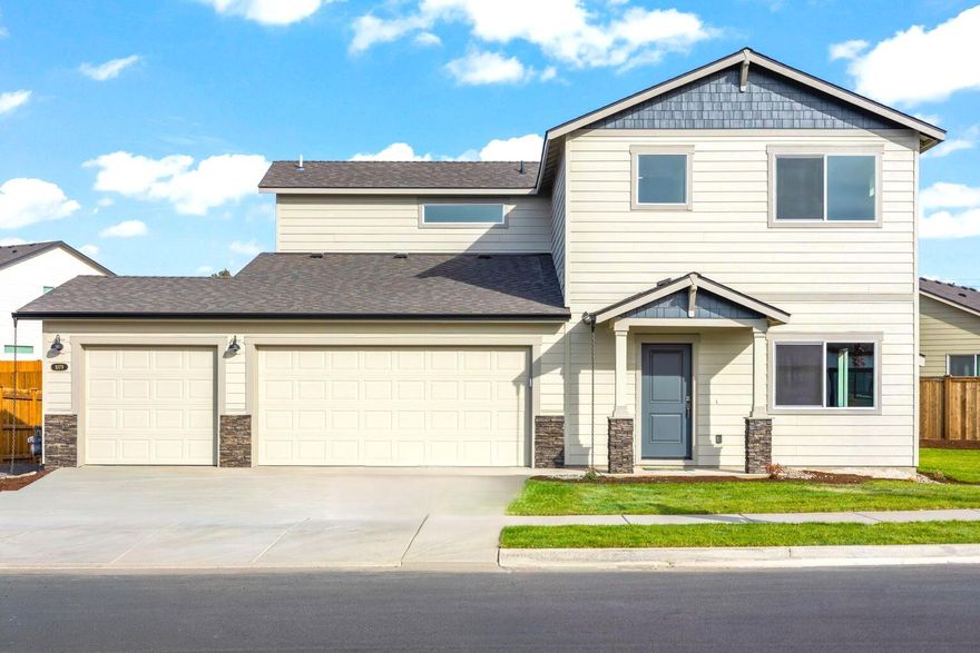 Rare Gem in New Construction. This Jefferson plan in much desired Canyon Trails by Award winning Canyon Trails is sure to delight. Enjoy this fantastic 2-story design with 1st floor 9' ceilings, Guest bed/Den & full bath. The Great Room and Dining open concept is perfect for entertaining. Get away to the 2nd story primary suite with Full bath and spacious walk-in closet. Doing laundry isn't so bad when you have mountain views either. You'll love this oversized lot with plenty of possibilities. Don't forget the 3-car garage for all the Central Oregon Toys! Completion Nov 1. Call for your tour today! Ask about the Builder  incentive or 4.99 financing option!
