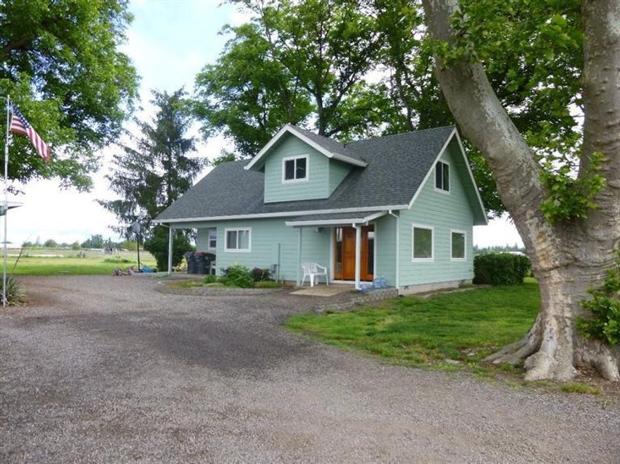 This close in rural property is a must tour just minutes from town, newer home surrounded by pastures waiting for a new owner to enjoy! 1 bdrm, 1 bath downstairs with living room, kitchen and large dining area! upstairs there are 2 bdrms, 1 bath. You will not be disappointed.