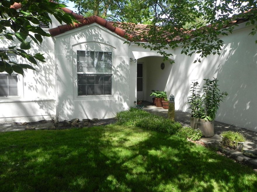 Great buy in Gold Hill. This home has been prepared just for you. Fresh interior paint, carpets professionally cleaned, HVAC system serviced. Home features single level living with vaulted ceilings, gas fireplace, decorator shelves, walk-in closet in master bedroom, two full baths. The open kitchen and great room is great for entertaining. The vine covered patio is accessible off the dining area. The back yard is fully fenced. The landscaping offers mature trees, shrubs and automatic sprinkler system. There's a garden shed for your tools. White stucco exterior with red tiled roof located on a cul de sac with similar homes. You won't be disappointed when you tour this home.