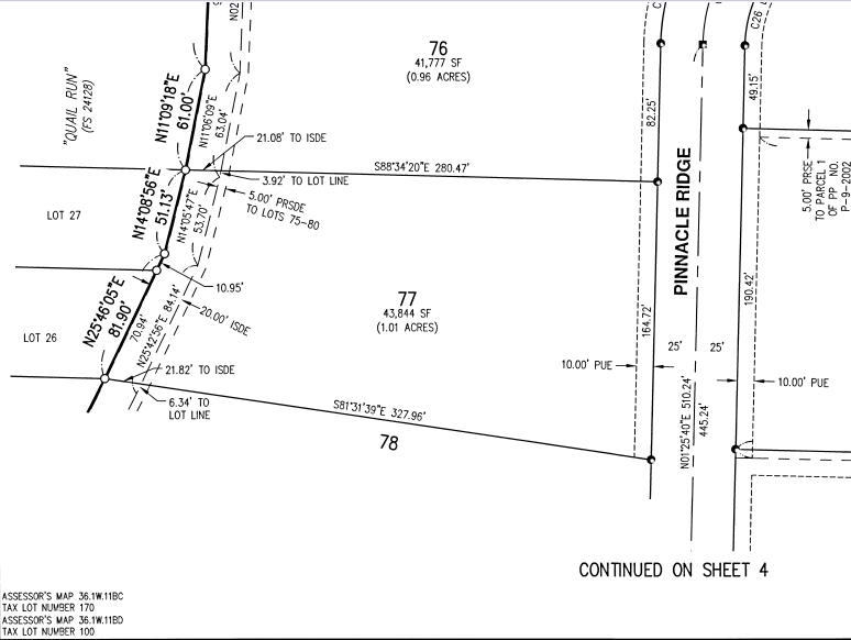 Quail Run Estates Unit II - Land