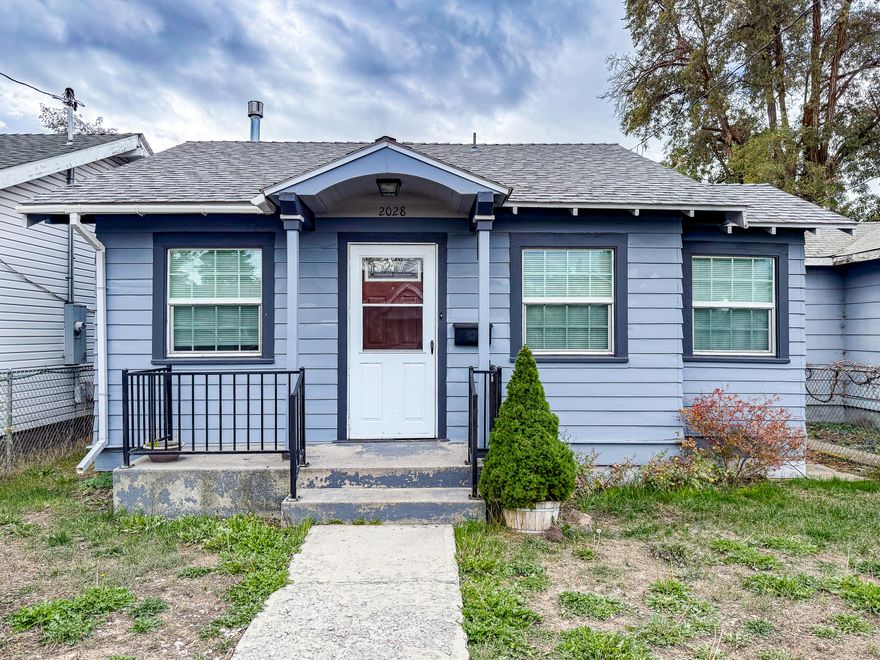 Charming and move-in ready! This recently renovated 2-bedroom, 1-bath home features fresh updates throughout, a bright living area, and a functional kitchen. Detached one car garage adds convenience and storage possibilities. Easy to maintain fenced yard perfect for BBQ's and your pets! Perfect starter home, for those looking to downsize, or investment property. Seller will consider owner carry with the right terms!