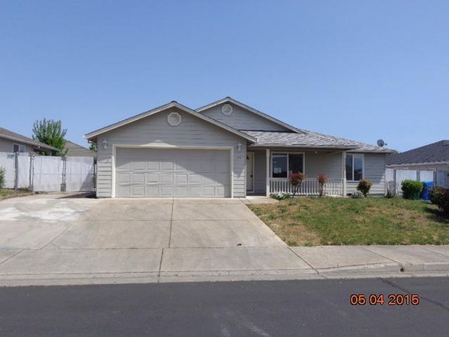 A Super Single Story Home! New Interior paint, Carpet, Vinyl, light fixtures.Split floor plan. Vaulted ceiling in Living room. Dining area. All 3 Bedrooms are Good size.Laundry room. Slider out to covered patio and backyard. Concrete RV Parking.Nice neighborhood and location. See Attachment for PAS requirements and WFHM offer submittal information in MLS document section.