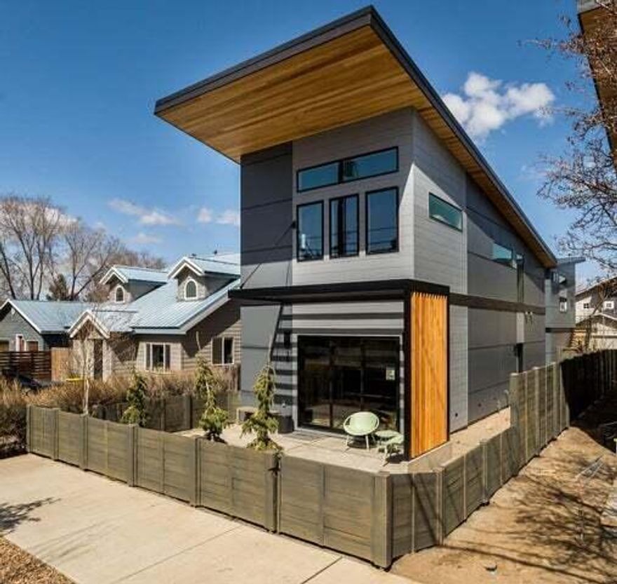 This 3 bed, 3 bath 1380 SF house, plus a 1 bed, 1 bath 462 SF ADU for a total 1842 SF of living space is located in the heart of Bend, Hiatus Roosevelt is just blocks away from the Old Mill District, parks, concerts at the amphitheater, and trails along the Deschutes River. High performance measures, smart technology and quality materials are the hallmark of Hiatus Roosevelt. These modern homes feature vaulted ceilings, expansive windows and panoramic 3-paneled accordion patio door to provide abundant natural light and connection to outdoor living spaces. High-end finishes include engineered hardwood flooring, custom cabinets, quartz countertops, and tiled bathrooms for an urban appeal. Built to the Dept of Energy's Zero Energy Ready standards, homes are more energy efficient than current building code with upgraded insulation, high-efficiency heat pump water heater, mini-split heating/cooling systems and ERV's for clean indoor air.