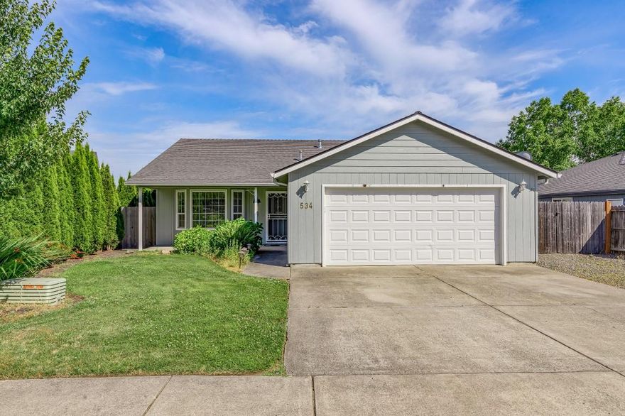 Nicely updated home, this 3 bedroom 2 bath home has been lovingly cared for and is ready for you. There are hardwood floors in the entry, kitchen and dining, vaulted ceilings in several rooms, walk-in closet in master along with double vanity. Plenty of room for your toys with a large RV parking area. The views include a great look at Mt. McLoughlin.