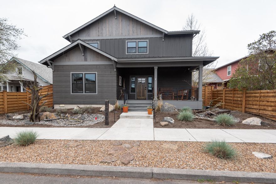 Location, location location! This incredible home has easy access to restaurants, shopping, minutes to Downtown, the Old Mill and River trails. Owner occupied STR permit
available for income production! Main level living offers an open concept floorplan with a lovely covered patio perfect for entertaining. The primary suite shares a 2 sided
rock fireplace with the great room. Smartly designed kitchen with island, laundry, half bath and a 2 car garage on the main floor. A large bonus room with full bath and
private entrance above the garage. Full guest suite on main with nice separation from the primary. Upstairs is a two bedroom separate living area with kitchenette, great
room and a private balcony. The potential to rent out the secondary suite on the main floor or the two bedroom suite on the upper level. Fenced RV parking and a large
driveway finish off this like new home. Call your favorite agent for a showing!