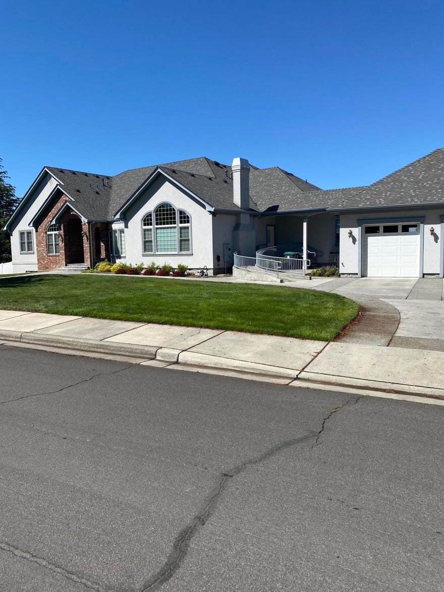 Incredible views from this well built custom home.  Construction and engineered to the highest standard. Tall ceilings highlight the large windows to capture the  breathtaking views. Large island in kitchen. Inlayed wood floor in the formal dining. Oversized master bath with jetted tub and separate showers. Large walk-in closets. Central vacuum system. Intercom and security system.  Large inground pool with panoramic views of the valley.  Oversized RV garage with 2 bays for parking toys.  Too much to include A must see to believe.