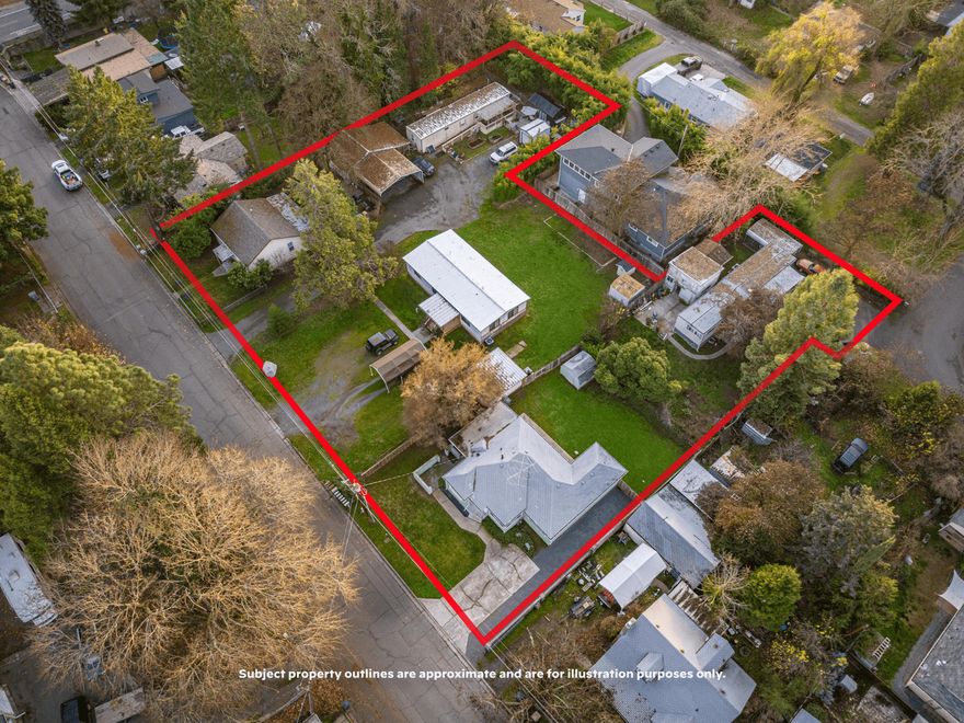 Exclusively presented for sale - a rare land assemblage site of 5 adjacent but separate parcels, a first-to-market opportunity in a beautiful sub-market of Grants Pass, Oregon. The Portfolio represents optionality, with a package of 5 standalone homes (mix of SFR/manuf.) across just under 1 acre in a peaceful, quaint setting ~650' to the Rogue River. Ideally positioned for a cohesive ground-up project of either higher density duplexes, higher-end single family, or simply a remodel of the existing assets, the Portfolio provides the rarely seen combination of attainable size and multiple exit options. 4 of 5 homes are currently leased to longer-term tenants, allowing income during the planning and design phase. 1260 Plummer has recent remodels and could provide immediate upside to a buyer. CFEC and HB2001 regulations could allow for higher density development with minimal or no parking reqs - buyer to complete all due diligence. Contact listing brokers today for more info!