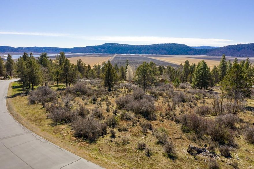 Over one acre, large, pie shaped home site, located on Crossbill at the Running Y Resort. The topography is level with almost 400 feet of road frontage. Imagine your new home with attached RV garage or the perfect one level home with outdoor space land left over! This site is a great buy - 3 front pins marked with pink flags.