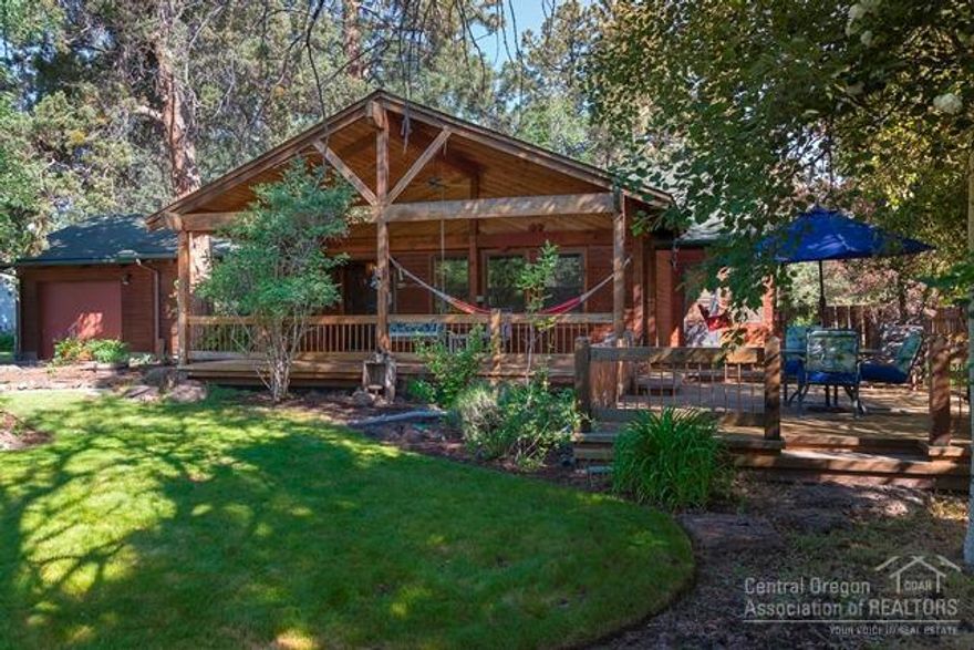 You will love coming home to this wonderful Craftsman Cottage in the heart of Bend Oregon. Cedar sided home with large covered front porch-two level deck. Park like setting in the front yard. 5/8 Engineered hard wood in the living room / kitchen area of the home. High vaulted ceiling in living room with cedar tongue and groove wood. Loft area too. Exterior of home is cedar siding. Very well maintained home near Old Mill District and Downtown Bend Oregon. Over sized single attached garage.