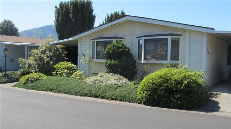 This 1987 2 bedroom, 2 bath mfg. home is now available in Mountain View Estates! Features include open floor plan, nice size great room, skylight in kitchen, both bedrooms have walk in closets, master bathroom has dual sinks and skylight, indoor laundry room, storage area and all appliances are included. The home is situated on a large corner lot that has been landscaped for low maintenance and includes drip system. Mt. View Estates is a 55+ park that has a nice community feel and offers lots of opportunities for socializing. Park amenities include clubhouse with kitchen, swimming pool, jacuzzi, sauna, horseshoe pit and golf driving net. If you're looking for carefree living...Welcome Home!