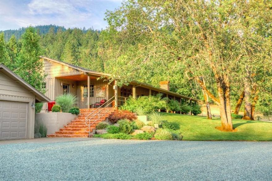 Let's start with privacy, location and luxury. Add clean air, summer shade and winter sunshine. Include turn-key ready' for horses. Mix in updated living spaces inside and out. Sprinkle in a historic barn, plus a modern barn with private apartment. Now discover what the owners call an amazing dream property.'' Enjoy privacy and uncommon views. Sit by your own private, year-round pond. The entire property is fenced. Grapes, berries and even kiwi grow here, along with many magnificent trees. Ride your horse down the gated driveway directly to adjacent trails. Modern updates include new electrical, gorgeous real wood flooring, new windows and solid-core doors. Thermador appliances are in the kitchen, plus uncommon leathered granite' counters. French doors open to the outdoor covered porch running the length of the house. Each guest room features a private bathroom. There are many beautiful homes, but this is the rare combination of privacy, location and luxury. Welcome home!