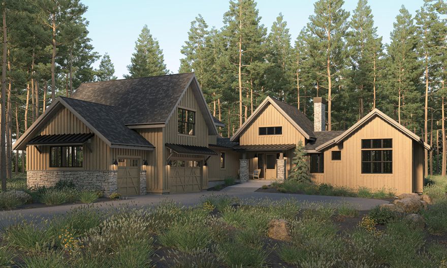 A perfect blend of timeless design and spacious layout, welcome to this 4-bedroom residence in Caldera Springs. New construction styled with classic northwest contemporary finishes, luxury mountain living starts here. Featuring an open floor plan with the great room, dining, kitchen and 3 en-suites on the main level.  Knotty alder cabinetry, quartz counters, natural gas fireplace, walls of windows and a spa-like primary suite. The spacious upstairs features a large bedroom/bonus room and full bathroom. Create your dream recreation room or bunkroom. The west-facing covered patio and backyard overlook ponderosas and welcome evening sunsets. 3-car garage for all of your Central Oregon gear and ample storage throughout home. Certified Earth Advantage. Owners enjoy exclusive access to Caldera Springs amenities including the Forest House fitness & aquatics, Quarry Pool, 9-hole golf, pickleball, tennis and much more. Create your legacy in Caldera Springs today!