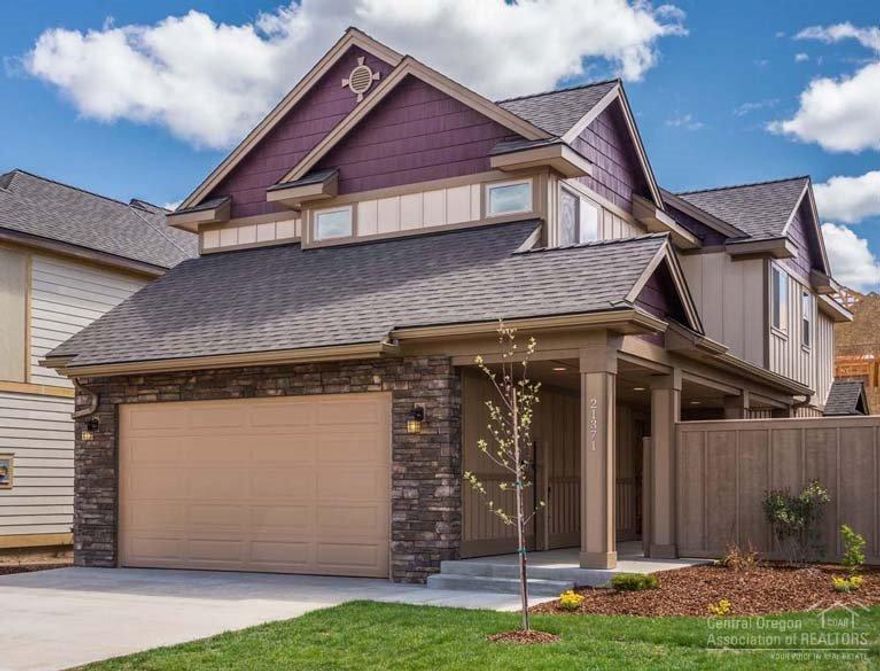 Enjoy the Bend lifestyle in your BRAND NEW Franklin Brothers home. Fully fenced and landscaped, this MODEL HOME is ready for you to move in! You will love the low maintenance quartz countertops and wood laminate floors. Relax in the spa like master bath's soaking tub or beautiful tile shower w/stone floor. The warmth of the home starts at the alder front door and continues to the great room with its dramatic 2-story ceiling and gas fireplace w/stone surround & alder mantle. Everything says ''Welcome Home''!