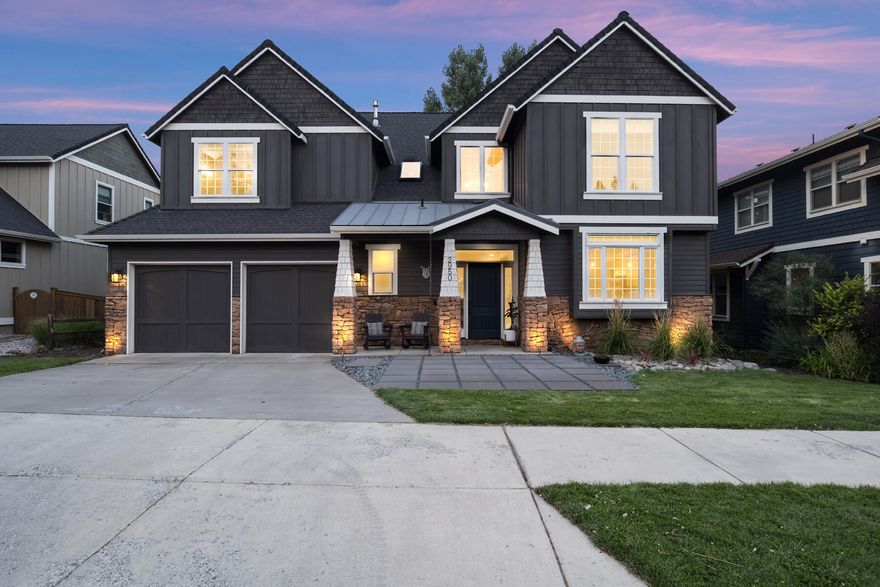 Experience all that Central Oregon has to offer in this conveniently located home on Bend's desirable Westside.  This beautifully maintained two-story home is filled with an abundance of natural light and several modern updates throughout. The open floor plan includes 3 bedrooms, 2.5 baths, with an additional office AND bonus room/flex space (both of which could easily serve as additional bedrooms).  The open kitchen features tiled flooring, granite countertops, a large island, and custom cabinetry.  Upstairs, French doors open to the master bedroom with a large walk-in closet.  Relax and unwind in the soaking tub in the master bath.  The private fenced backyard has a hot-tub, raised beds, and lots of room to play and entertain.  The spacious 3 car garage has ample amount of room for all your Central Oregon toys.  Don't miss this amazing location close to NWX, endless hiking and biking trails, Shevlin Park, and all the wonderful amenities NW Bend has to offer!