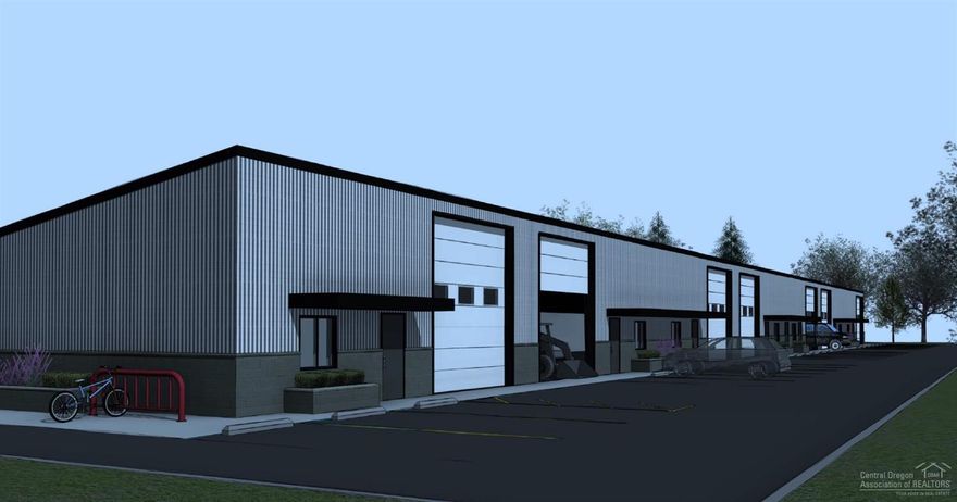 Beautiful new steel building just off Hwy 97, making for easy access to Bend/Redmond. Rail Spur 100% leased with solid long term commitments. Units contain finished office space with new carpet and drywall/heating along with built out and finished bathrooms. Warehouse space finished with drywall to 8' with plywood above. Natural gas Reznor-type warehouse heaters with fluorescent lighting. Three phase/220 service. Additional, second similar building allowed and approved by City of Redmond planning. CAP 6.7%.