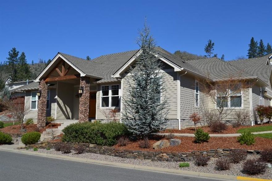 Welcome to this fantastic home located in Forest Hills and built by Tim Cummings. One of the few single level homes in the subdivision is now available. Attention to detail is apparent - from the crown molding in every room, 10 foot ceilings, granite counters and bar area; to the instant hot water and over sized three car garage - this home has so many fabulous features. The many windows in the home keep it very light and take advantage of the of tree view from the formal dinning room. Cultured marble in both baths with a walk-in shower in the master with no step. Covered back patio allows for entertaining and BBQ all year round. Also, Fenced RV parking.