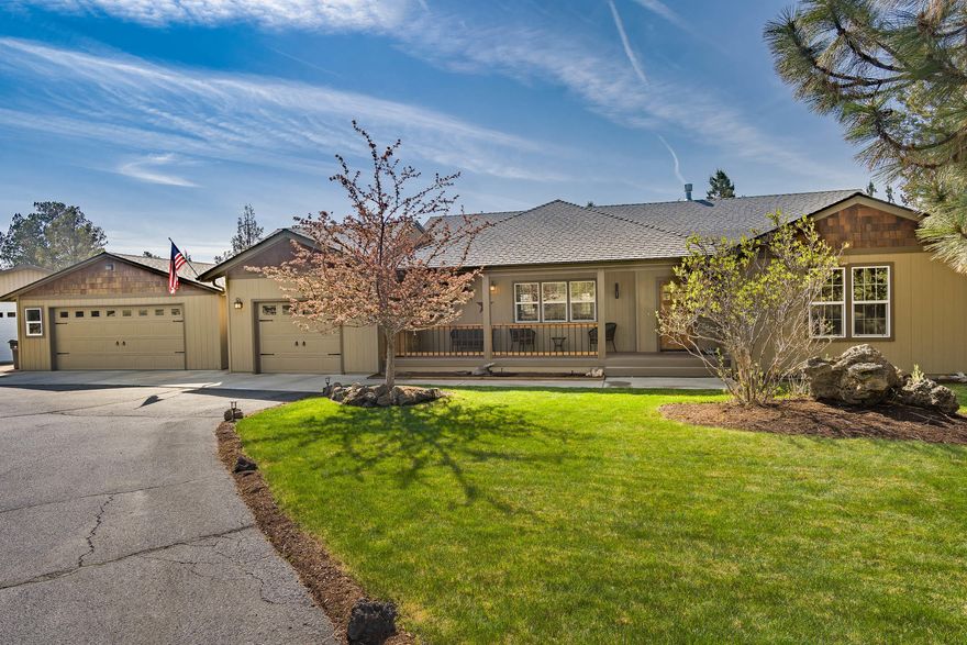 Gorgeous Custom Home w/ Easterly Views on a large 1.13 acre lot!  This meticulously redesigned main level home has beautiful custom cabinetry and breathtaking granite countertops throughout. Home offers vaulted ceilings, a larger master suite with direct access to the expansive private rear patio; perfect for entertaining family and friends - distance in style. Customized finishes throughout. Please note: 1) Attached additional living space behind the 2 car garage (rent potential up to $1000/mo.) and 2) 24'  X 28' shop (w/ 12 ft. Door) to work and store your RV and/or boat. This home on land has something for everyone and will not last long. Make it yours today!